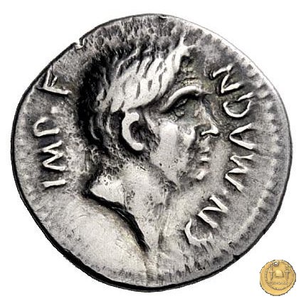 470/1a - denario Cn. Pompeius / M. Minatius Sabinus 46-45 a.C. (Spagna)